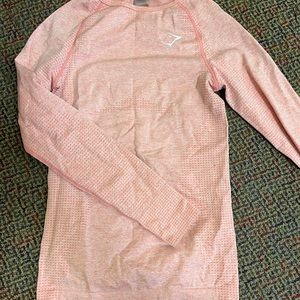 PINK GYMSHARK LONGSLEEVE S